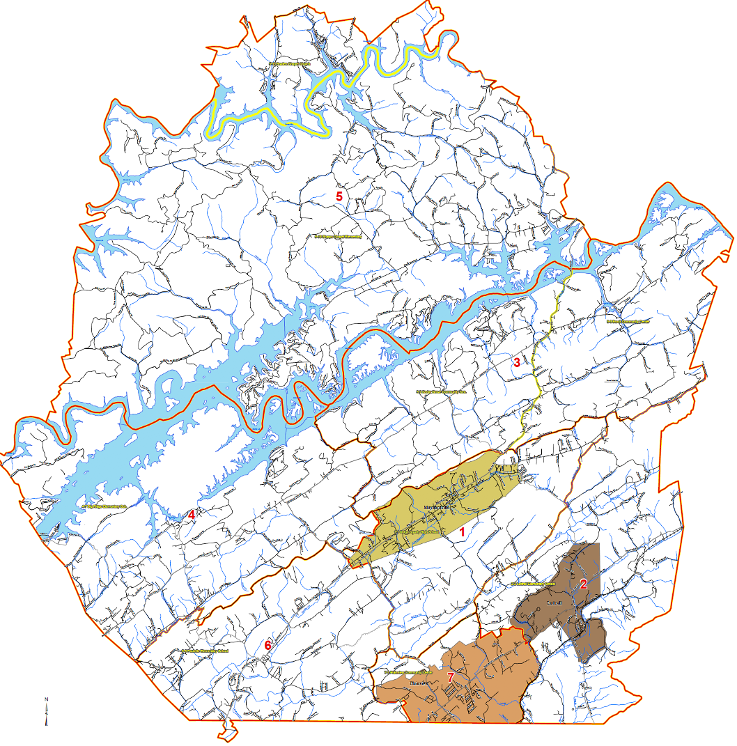 District Maps Union County Tennessee Election Commission
